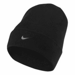 Nike Swoosh Cuffed Beani Black