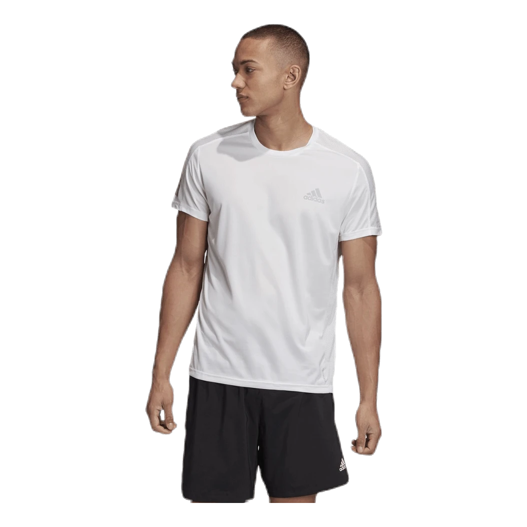 ADIDAS Own The Run Tee White/Silver