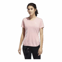 ADIDAS Run It Tee 3S Pink