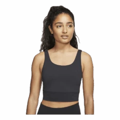 Nike Yoga Luxe Crop Top Black/Grey