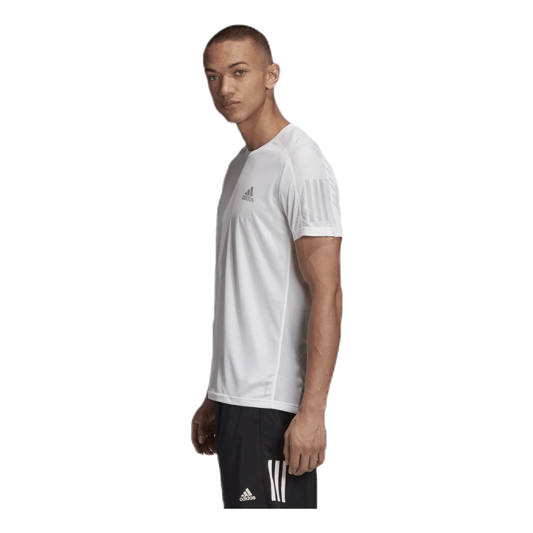 ADIDAS Own The Run Tee White/Silver - Image 2