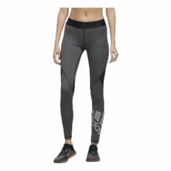 ADIDAS Alphaskin Bos Long Tight White/Black