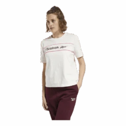 Reebok Classic Cl F Linear Tee Pink/White