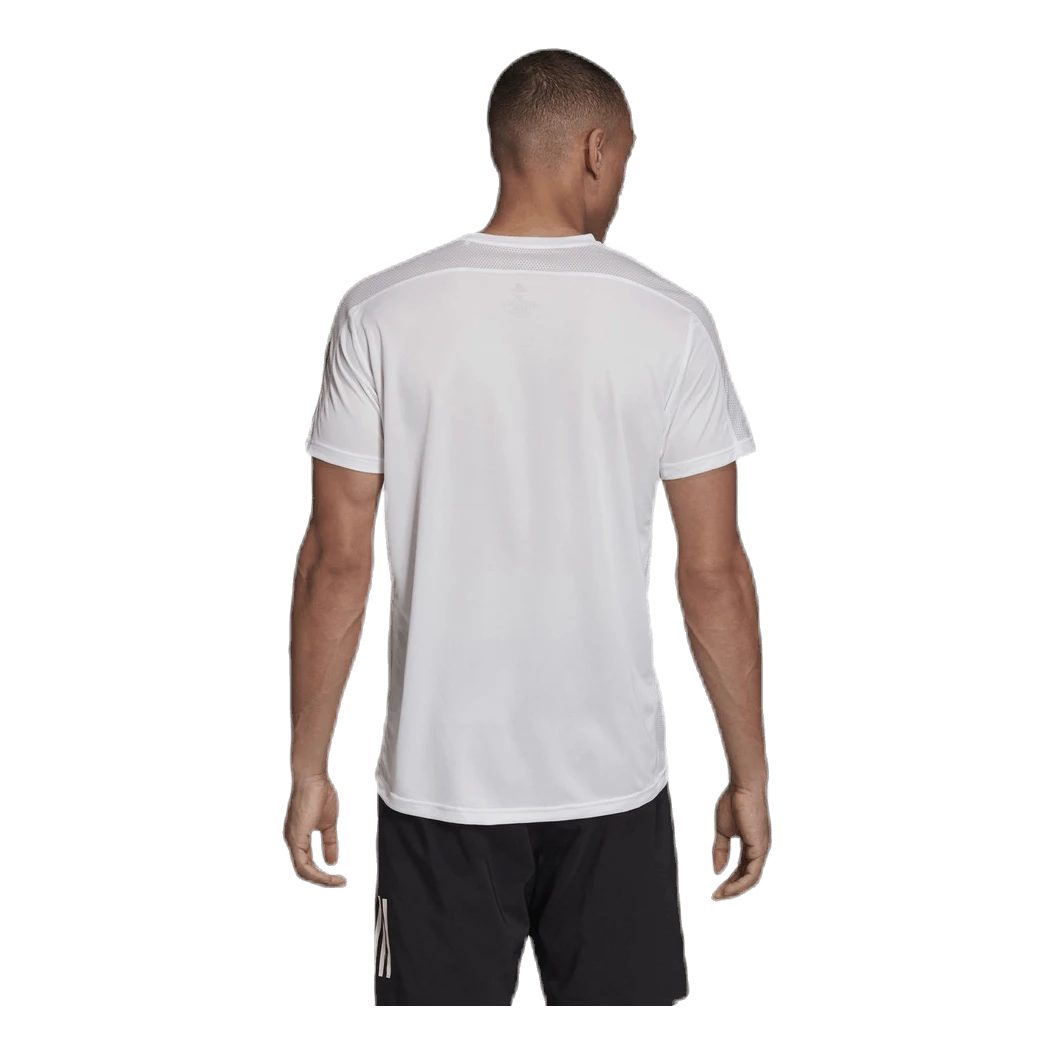 ADIDAS Own The Run Tee White/Silver - Image 3