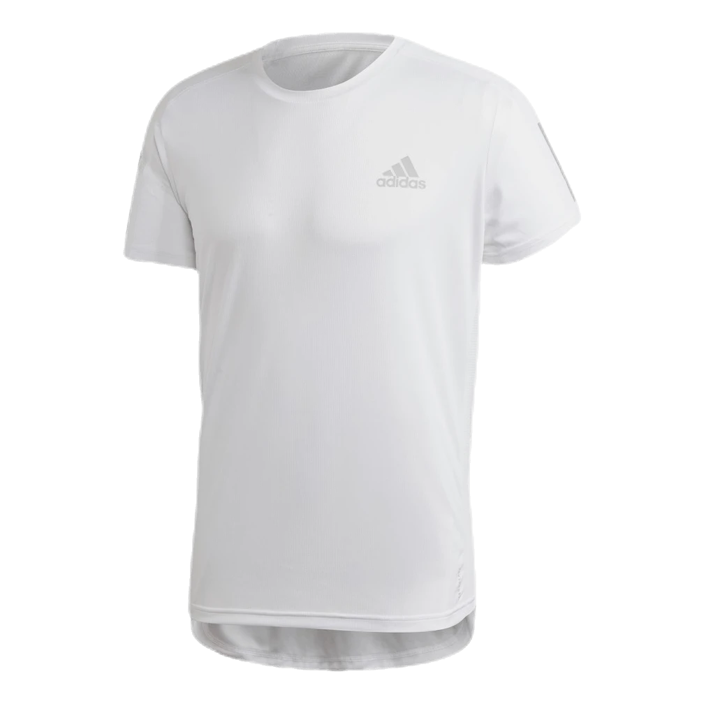 ADIDAS Own The Run Tee White/Silver - Image 4