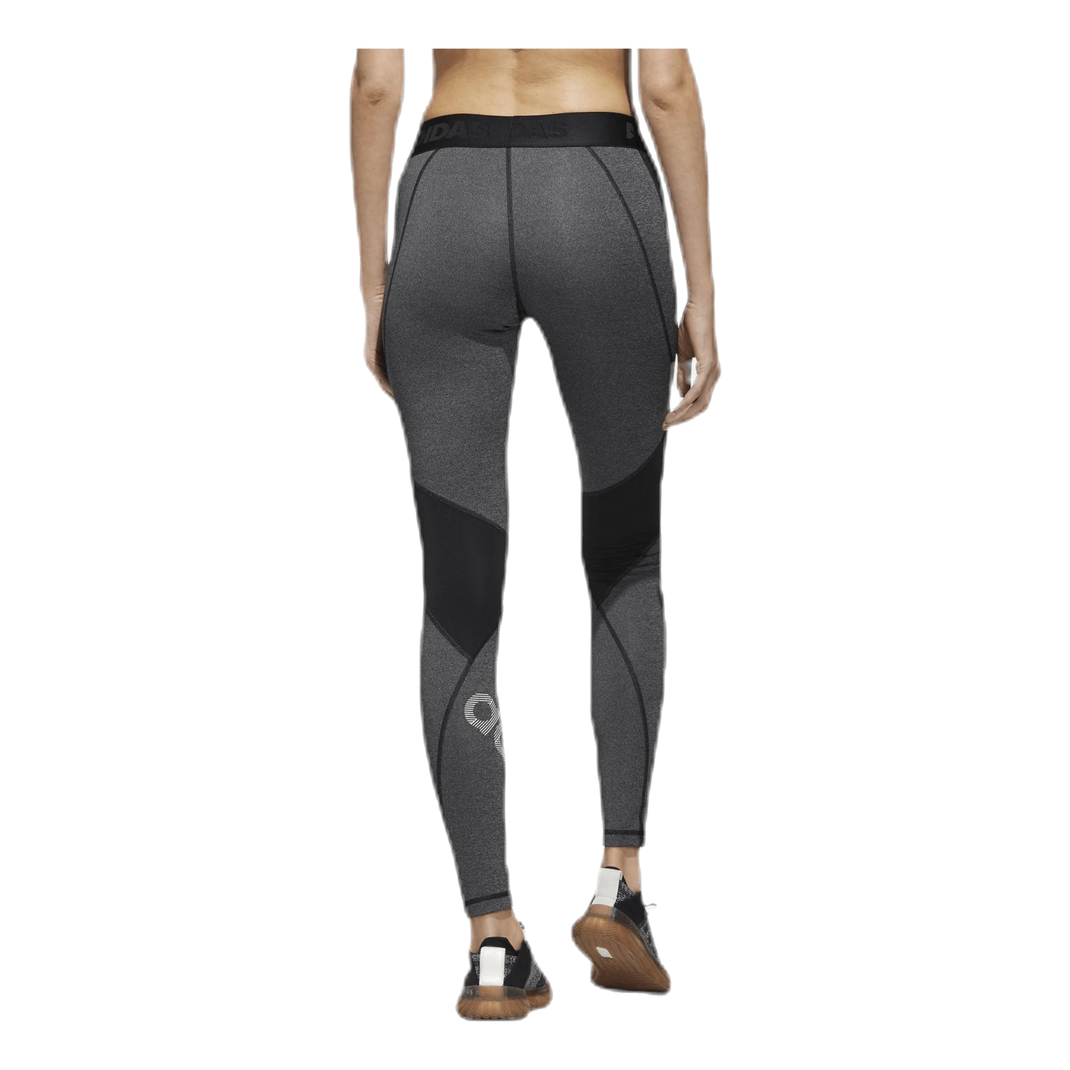 ADIDAS Alphaskin Bos Long Tight White/Black - Image 3