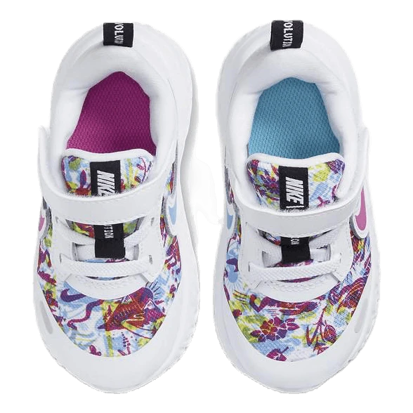 Nike Revolution 5 Fable TD Pink/Blue/White - Image 4