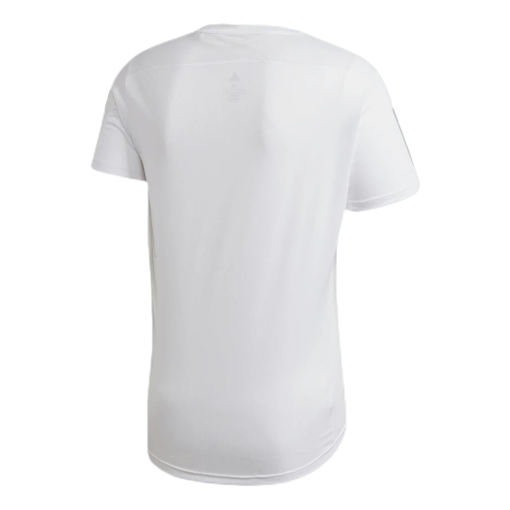 ADIDAS Own The Run Tee White/Silver - Image 5