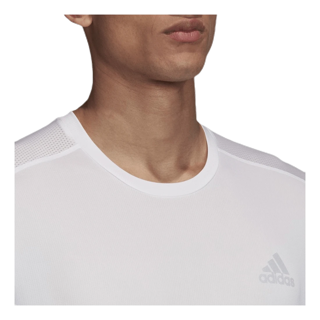 ADIDAS Own The Run Tee White/Silver - Image 7