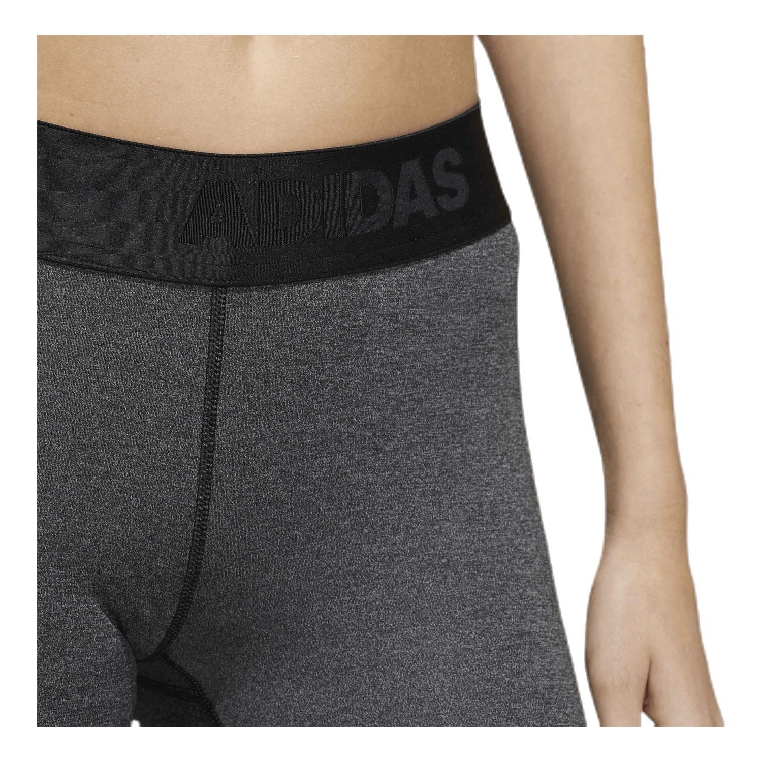 ADIDAS Alphaskin Bos Long Tight White/Black - Image 7