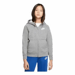 Nike PE Zip Hoodie Jr Grey
