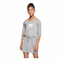 Nike Swoosh Jersey Dress Jr Grey