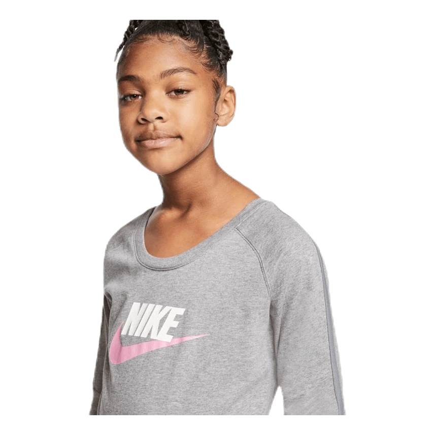 Nike Swoosh Jersey Dress Jr Grey - Image 3