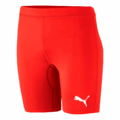 Puma LIGA Baselayer Short Tight Jr Red