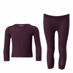 ZigZag Wendell Wool Ski Underwear Purple