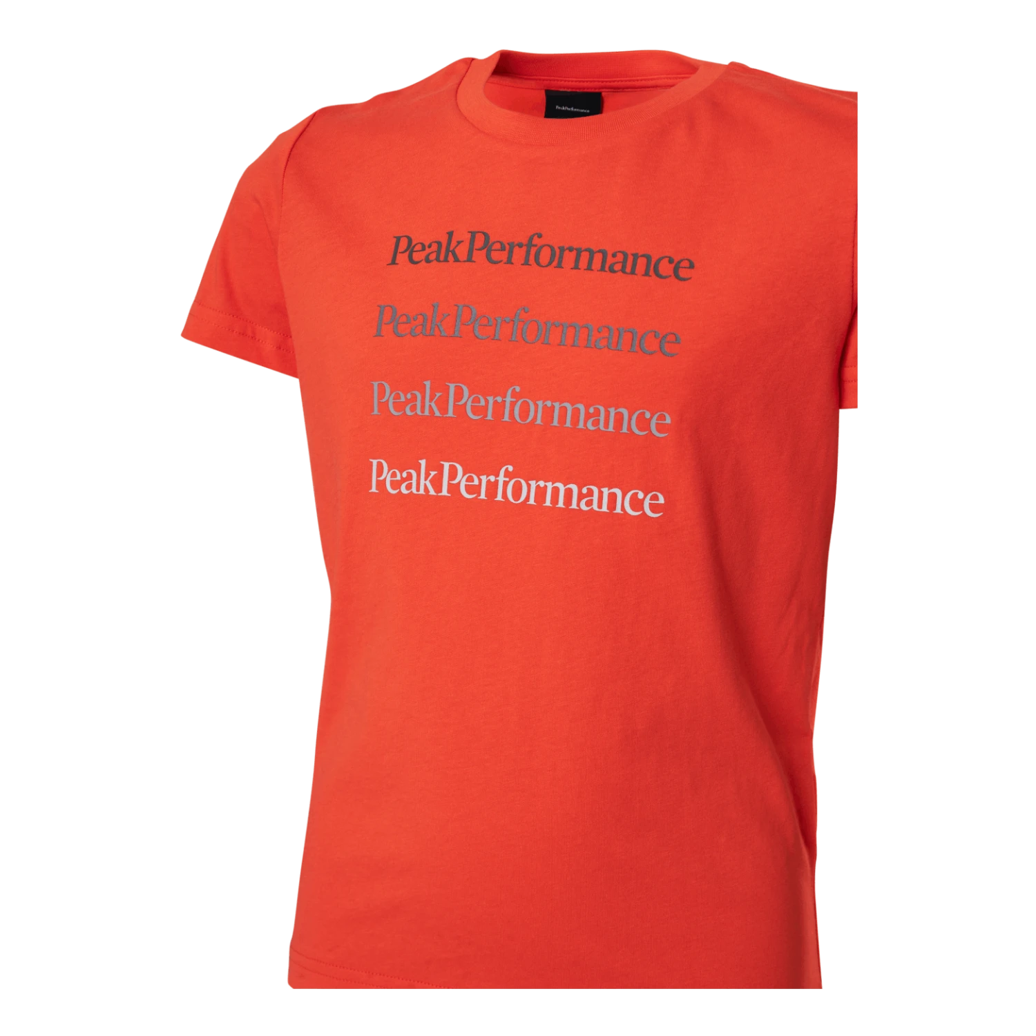 Peak Performance Jr Ground Tee Red - Image 4