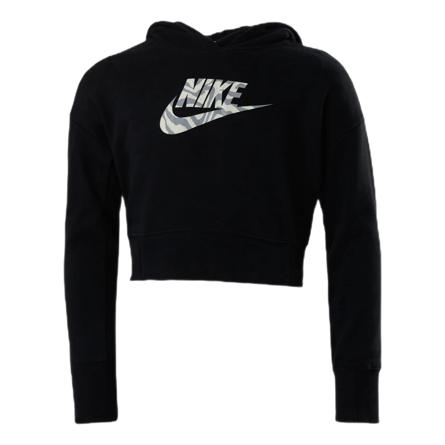 Nike Jr NSW Crop Hoodie Black