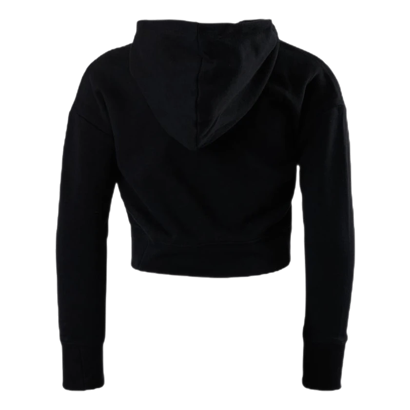 Nike Jr NSW Crop Hoodie Black - Image 3