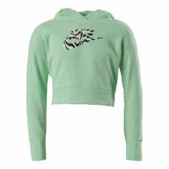 Nike Jr NSW Crop Hoodie Green