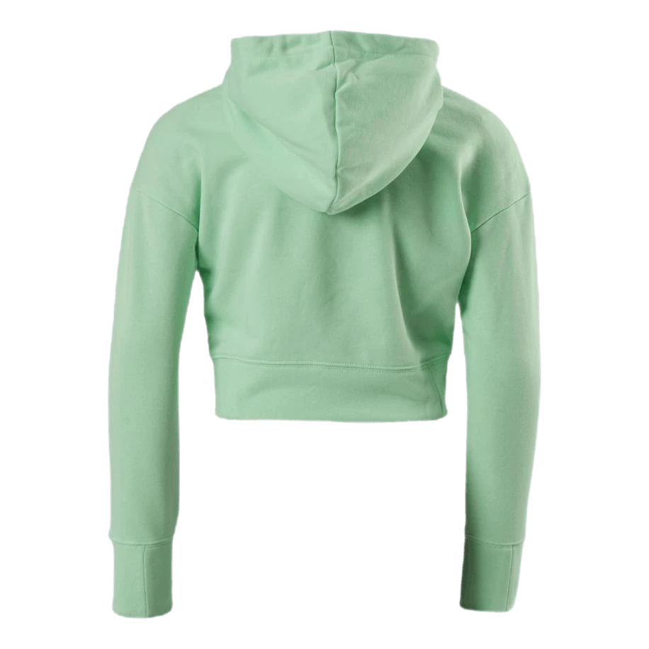 Nike Jr NSW Crop Hoodie Green - Image 3