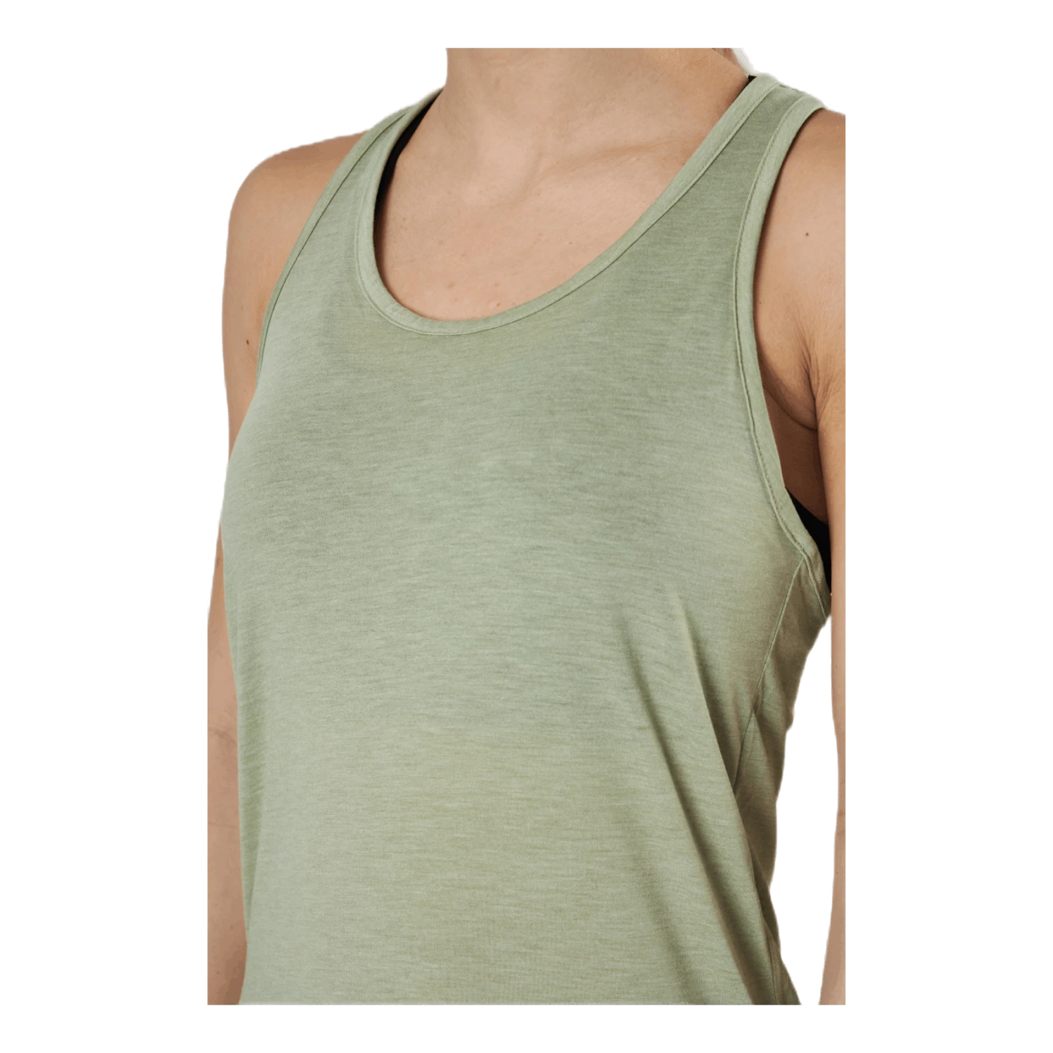 Nike Yoga Layer Tank White/Yellow - Image 4