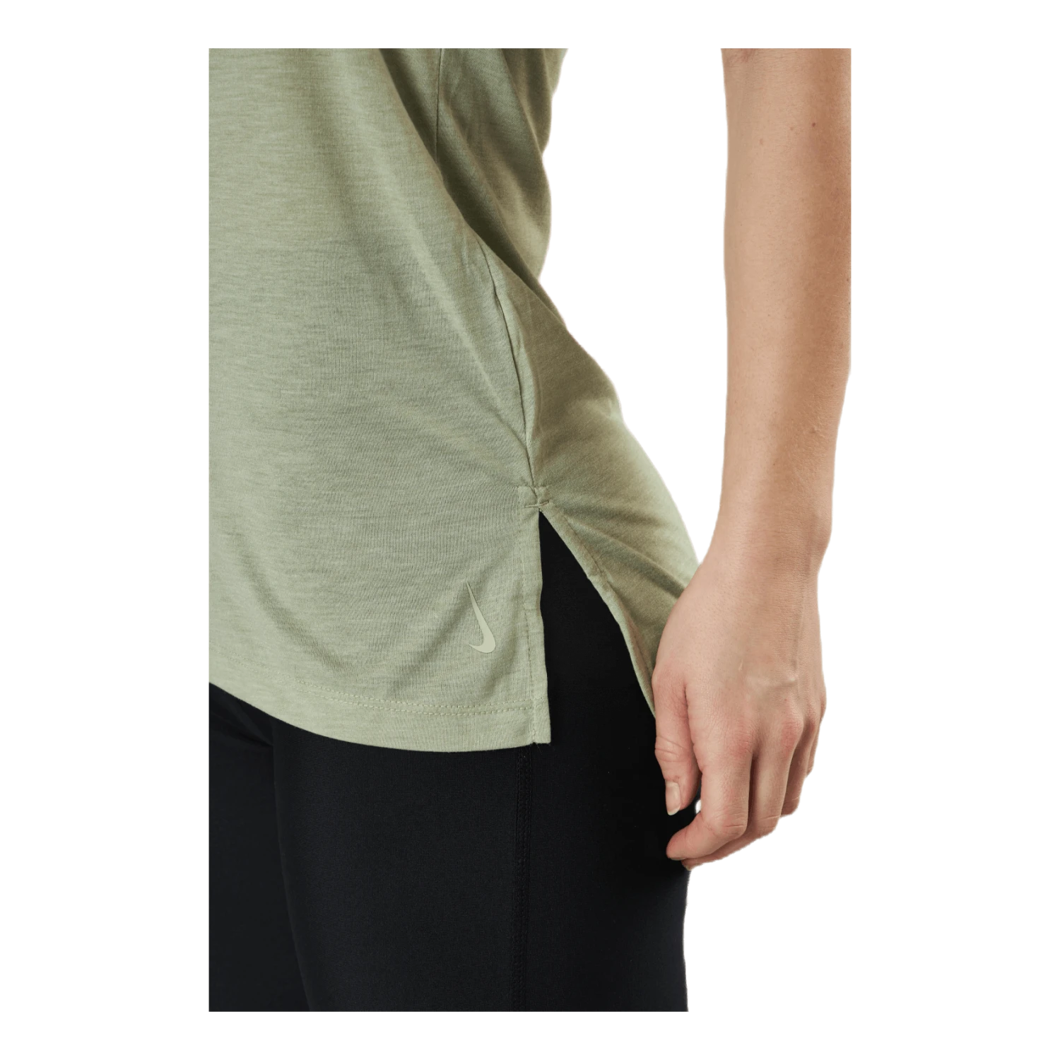 Nike Yoga Layer Tank White/Yellow - Image 5