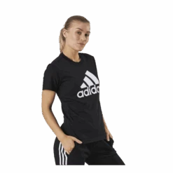 ADIDAS Essentials Regular T-Shirt Black / White