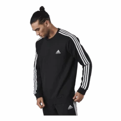 ADIDAS Essentials Sweatshirt Black / White