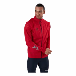 Hummel Poly Zip Jacket Red