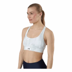 Under Armour Isochill Team Mid Bra White