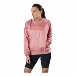 Under Armour Recover Woven Shine Crew Pink