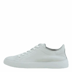 ECCO Street Tray Laced Shoes White