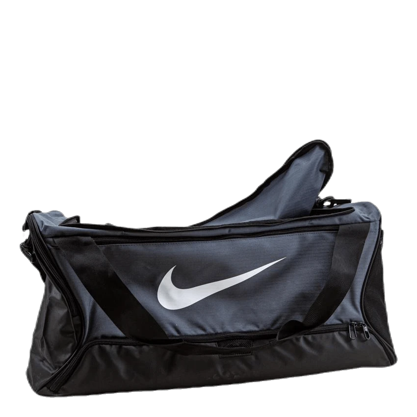 Nike Brasilia Duffle Bag M Black/Grey - Image 6