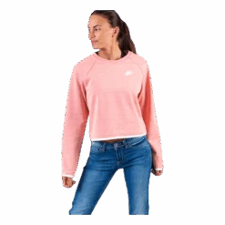 Nike Nsw Tech Fleece Crew Pink