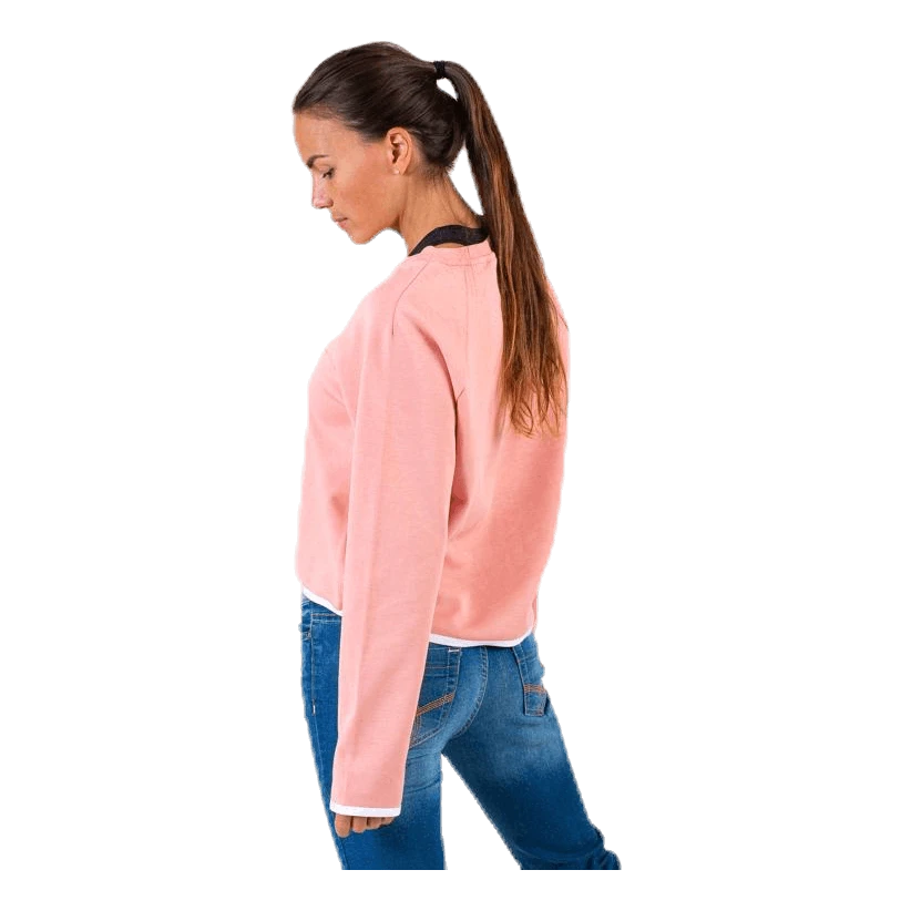 Nike Nsw Tech Fleece Crew Pink - Image 4