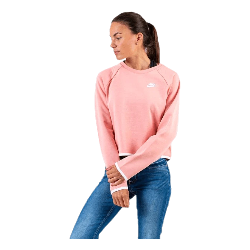 Nike Nsw Tech Fleece Crew Pink - Image 6