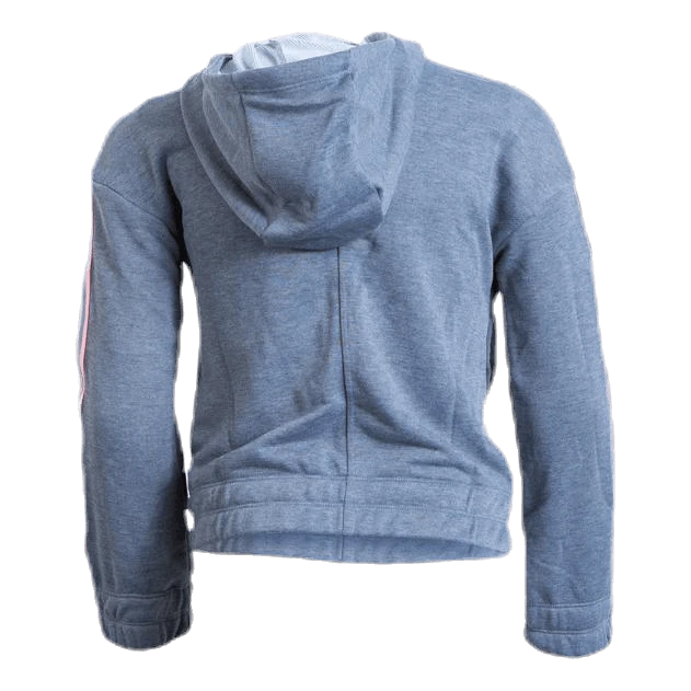 Nike Girls Studio Zip Hoodie Grey - Image 3