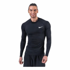 Nike Pro Top LS White/Black