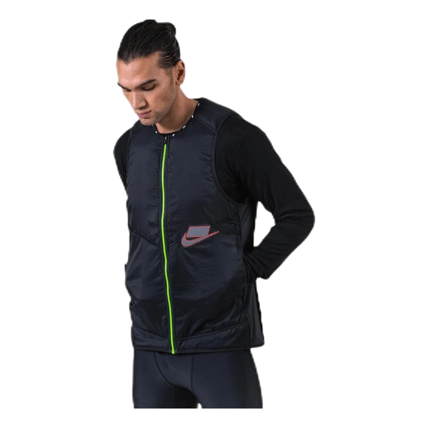 Nike Wild Run Aerolayer Vest Black/Grey - Image 3