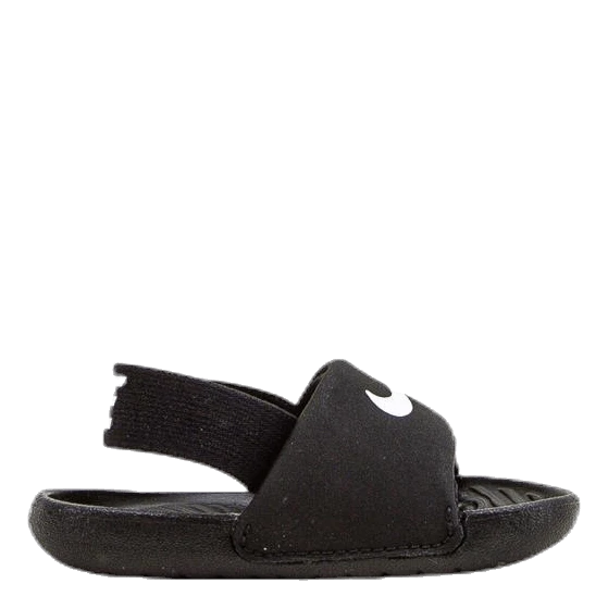 Nike Kawa Baby/Toddler Slides BLACK/WHITE-WHITE-WHITE - Image 3