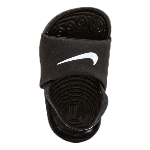 Nike Kawa Baby/Toddler Slides BLACK/WHITE-WHITE-WHITE - Image 5