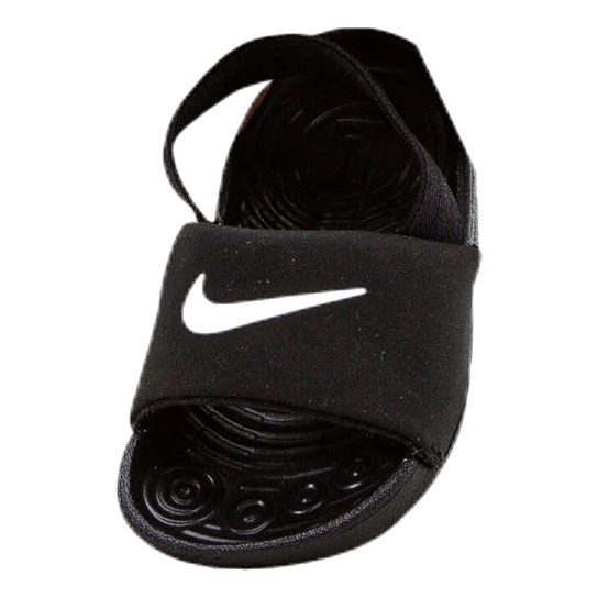 Nike Kawa Baby/Toddler Slides BLACK/WHITE-WHITE-WHITE - Image 7