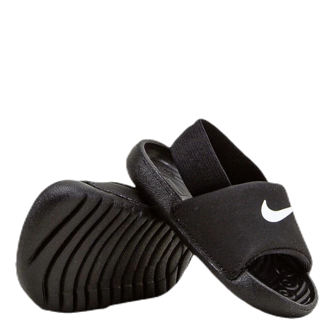 Nike Kawa Baby/Toddler Slides BLACK/WHITE-WHITE-WHITE - Image 8