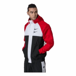 Nike Nsw Swoosh Jkt Hd White/Black/Red