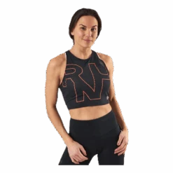 Under Armour Streaker 2.0 Run Crop Top Black