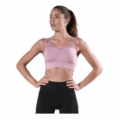Fitness Seamless Mesh Bra Pink