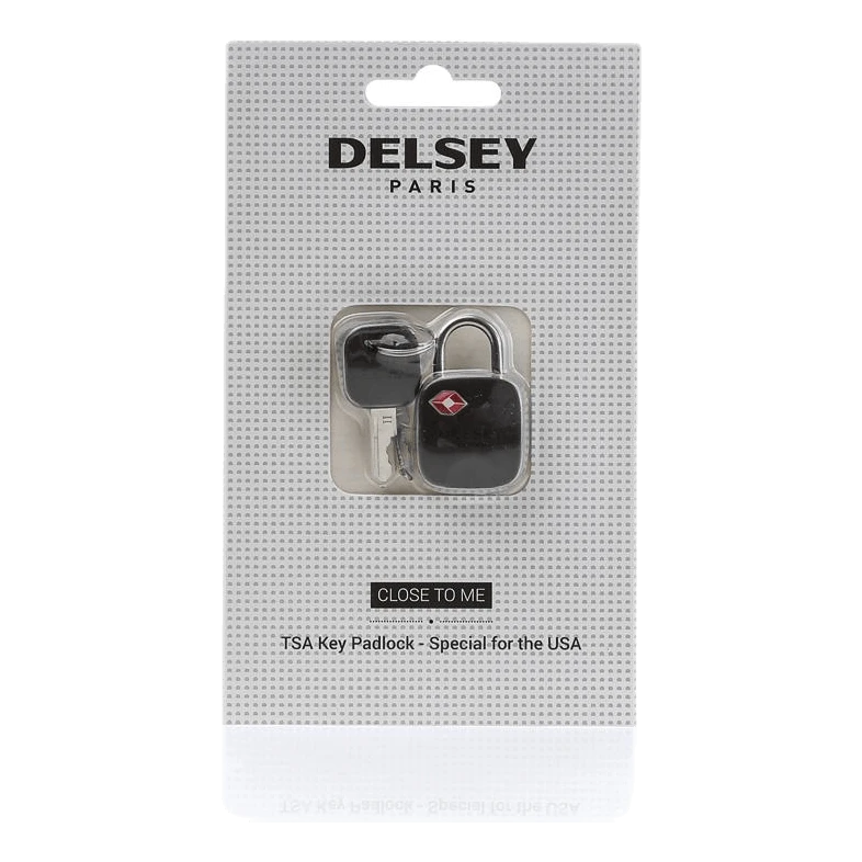 Delsey TSA Hänglås Med Nyckel Black