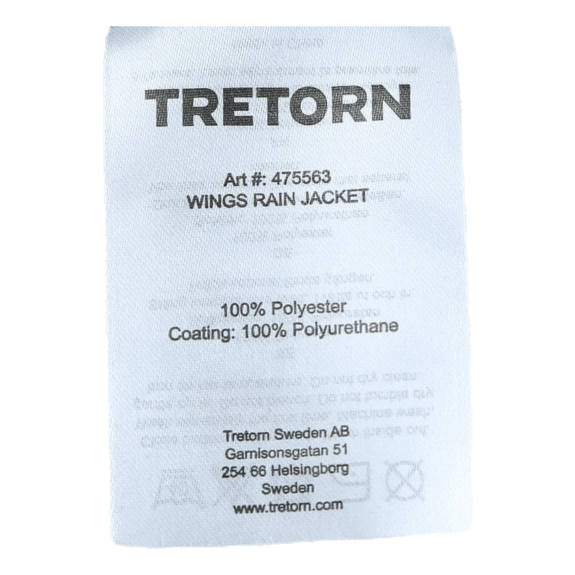 Tretorn Wings Rain Jacket Blue - Image 8