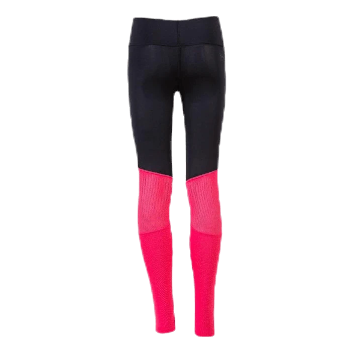 ADIDAS Girls Colour Block Tights Pink/Black - Image 3