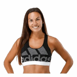 ADIDAS Alphaskin Support Bra LG White/Black